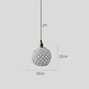 Helnys Bule Ceramic LED Pendant Lamp Modern Nordic Hanging Light for Bedroom Restaurant
