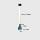 Nordic LED Pendant Lamp by Helnys - Modern Cement Hanging Light