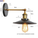 Helnys Gold Industrial LED Wall Lamps for Stair Light Fixtures