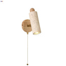 Helnys Travertine Stone LED Wall Sconce Up Down Rotatable Stair Light