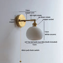 Helnys Nordic LED Wall Lamp Kids Room Living Room Decor Stair Light Fixture