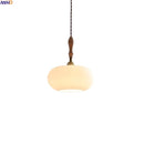 Helnys White Glass LED Pendant Lights - Modern Nordic Hanging Lamp