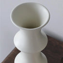 Helnys Retro Bamboo Ceramic Vase Home Decor Chinese Style Living Room Dried Flower