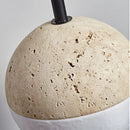 Helnys Yellow Travertine LED Wall Lights Pull Chain Nordic Modern Stair Light