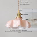 Helnys Yellow Glass LED Pendant Light Fixture | Nordic Modern Home Decor Bar Hotel