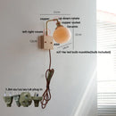 Helnys Rotatable LED Wall Light with Pull Chain Switch - Nordic Modern Design