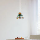 Helnys Glass Shade LED Pendant Light - Japanese Style Luminaire Suspendu