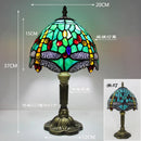 Helnys Resin Base Retro Table Lamp 20cm, E27 Bedroom Bedside Lamp