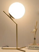 Helnys Nordic Ball Light Gold Floor Lamp for Home Living Room and Bedroom