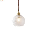 Helnys Glass Ball LED Pendant Lamp Copper Socket Indoor Nordic Modern Lighting