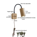 Helnys Wooden Bedside LED Wall Lamp Japan Style Home Decor Fixture