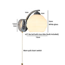 Helnys Gold Brass Resin LED Wall Light Fixture Wood Base Stair Decor Art Lamp