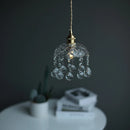 Helnys Crystal Glass LED Pendant Lights - Japan Style Hanging Lamp Fixtures