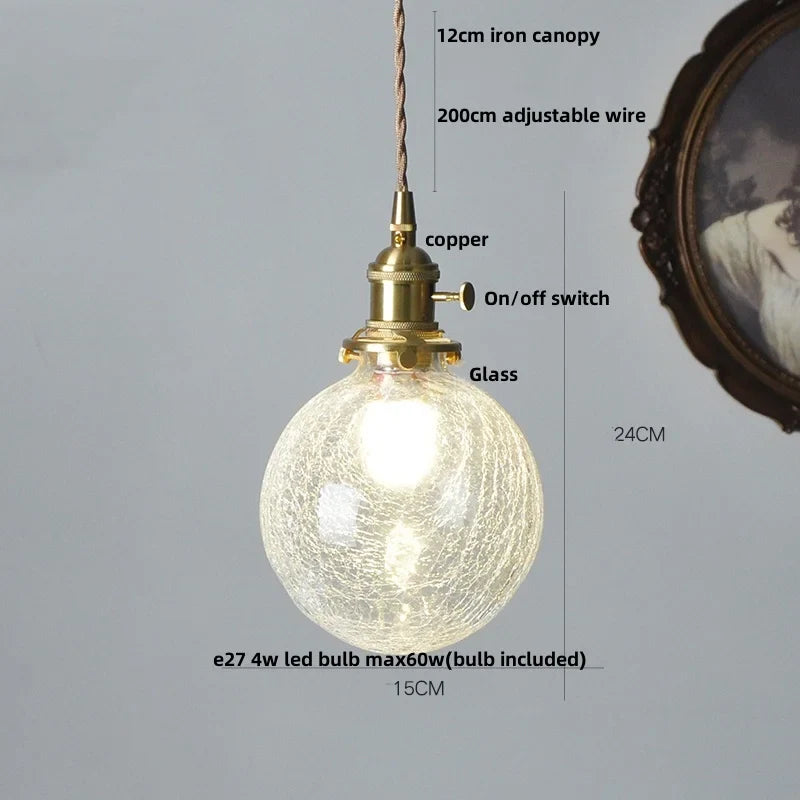 Nordic White Pink Glass Pendant Light by Helnys - Modern Adjustable Kitchen Fixture