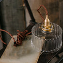 Helnys Glass LED Pendant Light with Copper Socket - Nordic Modern Home Decor