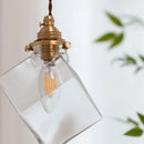 Helnys Ice Cube Glass LED Pendant Lights - Modern Hanging Lamp Chandelier