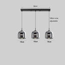 Helnys Nordic LED Pendant Lights 8W Smoky Glass Hanglamp