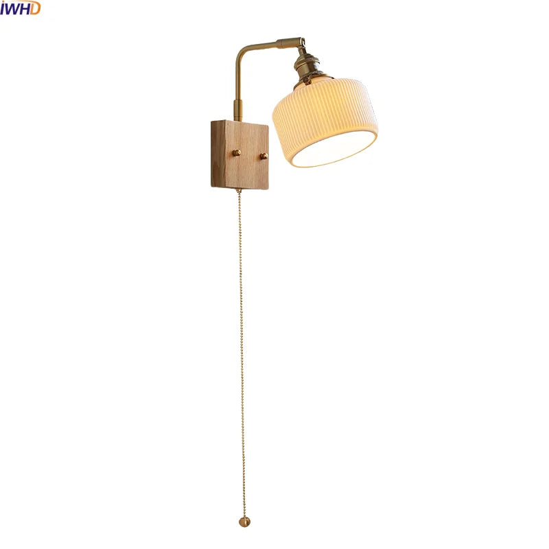 Helnys Ceramic LED Wall Lamps, Warm Light, Nordic Modern Design