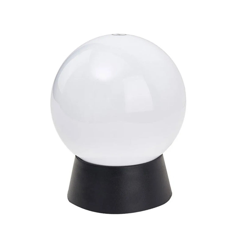Helnys Outdoor Post Lamp with Black Globe Shade for Yard and Porch Lighting