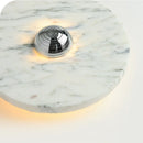 Helnys Marble LED Wall Sconce Round Modern Indoor Decor Light