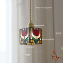 Helnys Glass LED Hanging Light Copper Socket Modern Pendant Lamp