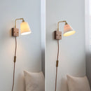 Helnys LED Ceramic Wall Light Fixture Modern Nordic Decor Bedside Lamp