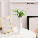 Helnys Nordic Ceramic-Style Flower Vase for Home Decor and Wedding Centerpieces