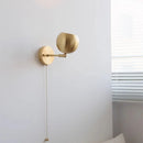 Helnys Copper Lampshade LED Wall Light - Modern Nordic Bedroom Balcony Up Down Lamp