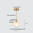 Helnys Green Glass LED Pendant Lights Modern Nordic Kitchen Hanging Lamp