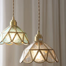 Helnys Nordic Modern LED Glass Pendant Light Adjustable Hanging Lamp