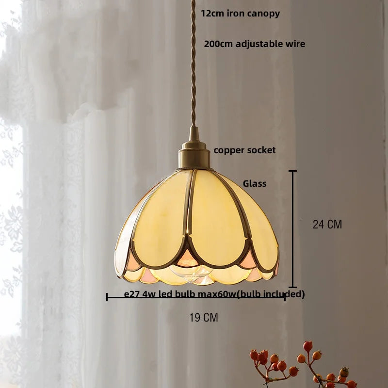 Helnys White Glass LED Pendant Lamp Modern Nordic Hanging Lights for Home