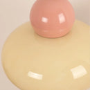 Helnys Nordic LED Glass Wall Light with Pull Chain Switch - Adjustable Bedside Lamp