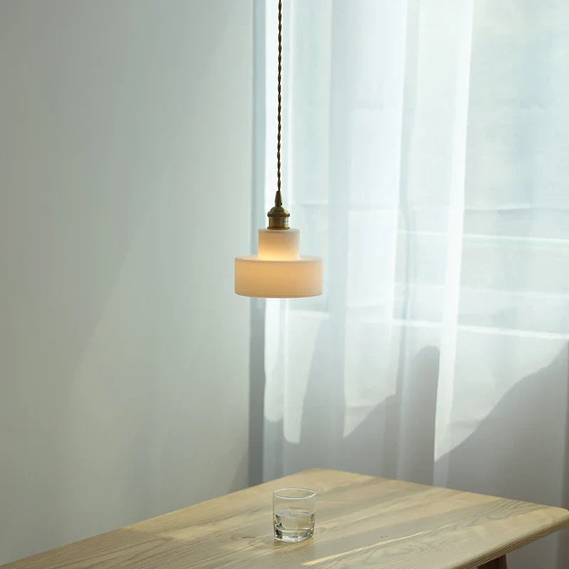 Helnys Double Glass LED Hanging Lamp - Modern Nordic Pendant Lights