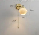 Helnys 4W LED Wall Lamp with Knob Switch for Home Lighting