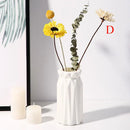 Helnys Nordic Plastic Vase Flower Pot Modern Home Decor Ornaments