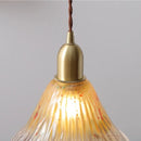 Helnys Glass LED Pendant Lamp Copper Socket Modern Nordic Hanging Light