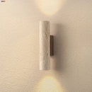 Helnys Wood Canopy LED Wall Lights - Nordic Modern Yellow Travertine Sconce