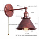 Helnys Industrial LED Wall Lamps for Home Decor and Ambient Lighting