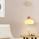 Helnys Nordic LED Glass Wall Light with Pull Chain Switch - Adjustable Bedside Lamp
