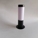 Helnys 12W LED Stainless Steel Garden Path Lights Set - Black Silver