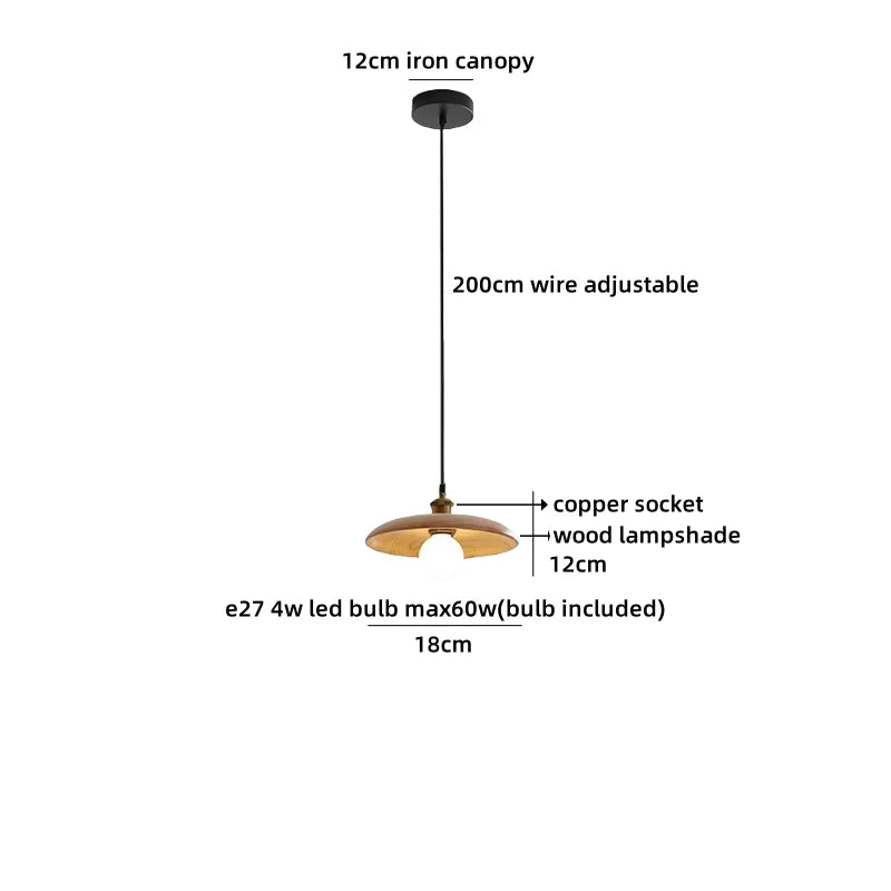 Helnys Pumpkin Shell LED Glass Pendant Light - Iron Canopy, Bedroom Dining Living Room Decor