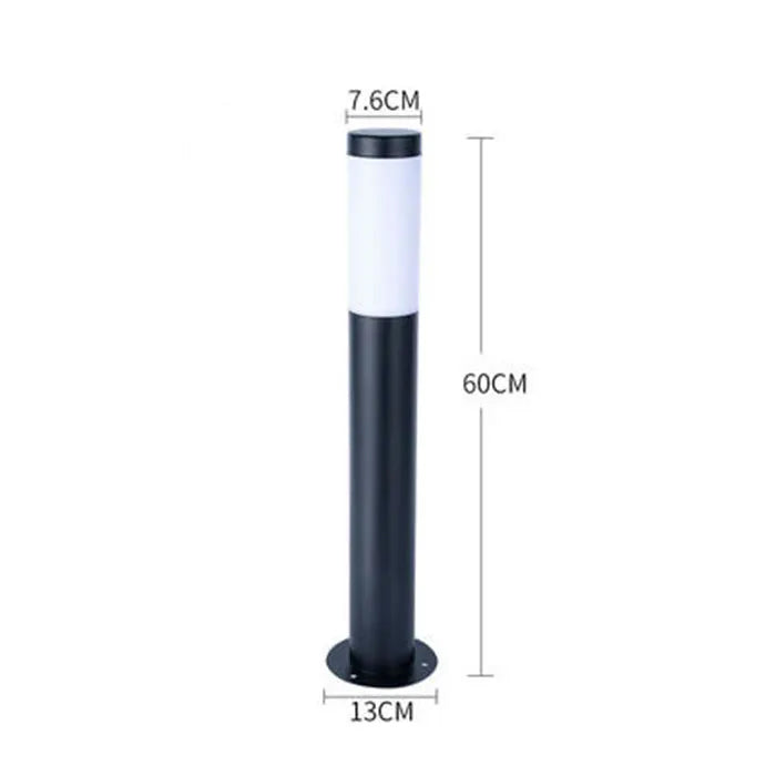 Helnys Landscape Bollard Path Light for Outdoor Garden Decoration