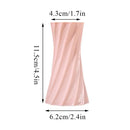 Helnys Nordic White Ceramic Mini Vase for Modern Home Decoration