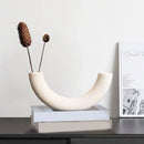 Helnys Crescent Moon Vase Eco-Friendly Home Decoration