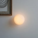 Helnys White Marble Ball LED Wall Sconce - Nordic Modern Stair Light Fixtures