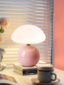 Helnys Moon Desk Lamp - White/Pink/Red/Beige/Orange Stromatolite Bedside Light