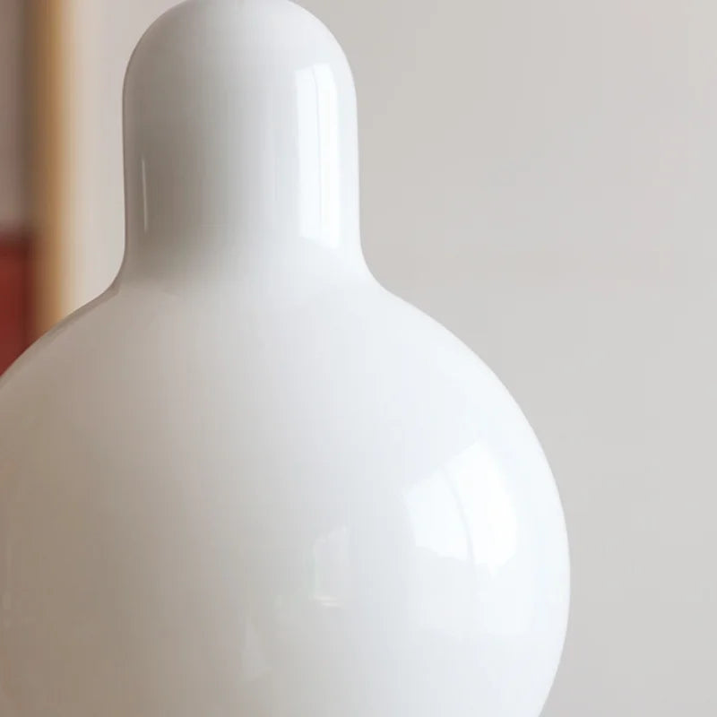 Helnys Glass Pendant Lamp Adjustable Modern Hanging Light