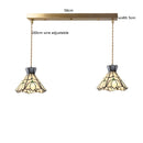 Helnys Flower Glass Copper Hanging Lamp: Nordic Modern LED Pendant Light