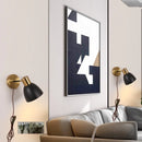 Helnys Black Iron LED Wall Sconce for Modern Home Decor