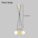 Helnys Nordic Moon Led Glass Floor Lamp for Living Room Decoration